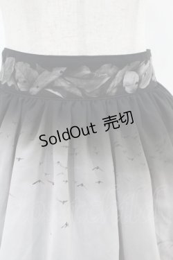 画像4: abilletage / ヴィランズ柄シフォンスカート(ミディアム) ミディアム丈 ブラック H-25-09-30-007-GO-SK-KB-ZH