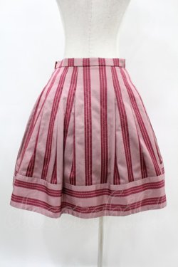 画像2: Jane Marple / Dot Stripe Jacquardのミニスカート  ピンク H-25-06-20-1039-JM-SK-KB-ZH