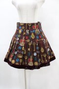 Jane Marple / Coronation Ceremonyタックスカート  ボルドー H-25-06-20-1040-JM-SK-KB-ZH