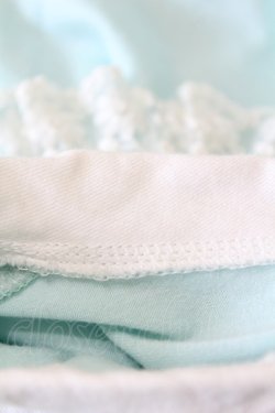 画像3: ALGONQUINS / 刺繍襟パフカットソー  ミント H-25-06-20-1046-AL-TO-KB-ZH