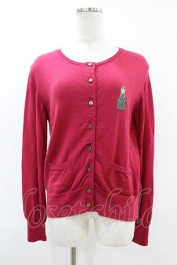 画像1: Jane Marple / Little tassel dollsエンブロイダリーカーディガン  ローズ H-25-06-20-1049-JM-TO-KB-ZH