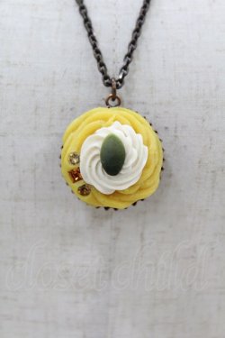 画像1: Q-pot. / カボチャモンブランカップケーキネックレス  カボチャモンブラン H-25-06-20-1016-QP-AC-KB-ZH