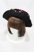 corgi-corgi / 和柄HAT  黒 H-25-06-20-1002-GO-AC-KB-ZH