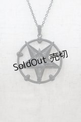 KILL STAR / バフォメットネックレス  黒 H-25-06-20-1017-SL-AC-KB-ZH