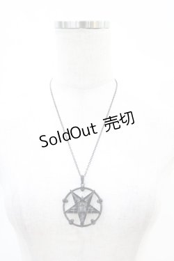画像2: KILL STAR / バフォメットネックレス  黒 H-25-06-20-1017-SL-AC-KB-ZH