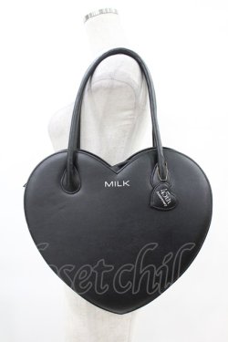 画像1: MILK / 45thハートバッグ  ブラック H-25-06-20-1020-ML-BG-KB-ZH