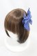 画像1: Jane Marple / Sheer logosヘアコサージュ  ブルー H-25-06-20-1004-JM-AC-KB-ZH (1)
