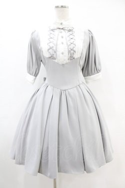 画像1: ATELIER PIERROT / Haunted Doll Dress  グレー H-25-06-20-1029-EL-OP-KB-ZH