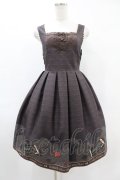 Emily Temple cute / favorite chocolate assortノースリーブワンピース  ダーク H-25-06-20-1030-ET-OP-KB-ZH