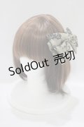 metamorphose / スワンシャンデリアリボンバレッタ  オリーブ H-25-06-20-063-ME-AC-NS-ZH