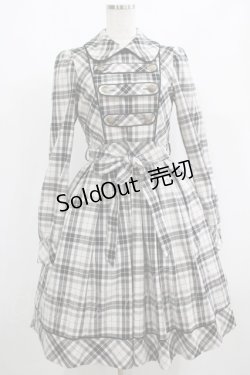 画像1: Victorian maiden / ブリティッシュチェックドレス Free ベージュ×ブラック H-25-06-20-006-CL-OP-NS-ZH