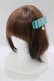 画像1: Angelic Pretty / Doll's Ribbonバレッタ  サックス H-25-06-20-067-AP-AC-NS-ZH (1)