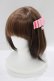 画像1: Angelic Pretty / Doll's Ribbonバレッタ  ピンク H-25-06-20-068-AP-AC-NS-ZH (1)