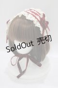 Innocent World / 別珍ミニ薔薇ヘッドドレス  ボルドー H-25-06-20-072-IW-AC-NS-ZH