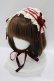 画像1: Innocent World / 別珍ミニ薔薇ヘッドドレス  ボルドー H-25-06-20-072-IW-AC-NS-ZH (1)