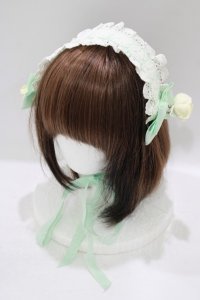 BABY,THE STARS SHINE BRIGHT / ロザリィ・ローズヘッドドレス  ミント H-25-06-20-075-BA-AC-NS-ZH