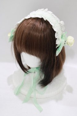 画像1: BABY,THE STARS SHINE BRIGHT / ロザリィ・ローズヘッドドレス  ミント H-25-06-20-075-BA-AC-NS-ZH