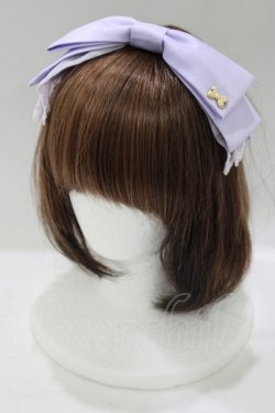 画像1: Angelic Pretty / キルトリボンチャームカチューシャ  ラベンダー H-25-06-20-076-AP-AC-NS-ZH