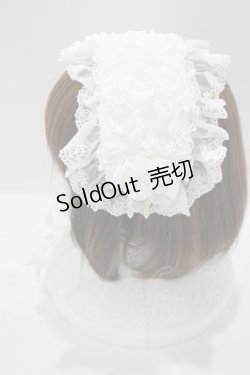 画像2: metamorphose / チュールレースヘッドドレス  オフ H-25-06-20-077-ME-AC-NS-ZH