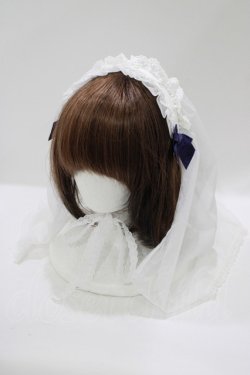 画像1: Angelic Pretty / シスターベールヘッドドレス  シロ H-25-06-20-078-AP-ZA-NS-ZH