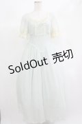 Lace Made / レトロ ロマンチックプリンセスコルセットドレス M ブルー H-25-06-20-012-GO-OP-NS-ZH