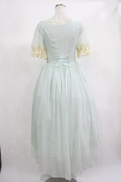 画像3: Lace Made / レトロ ロマンチックプリンセスコルセットドレス M ブルー H-25-06-20-012-GO-OP-NS-ZH