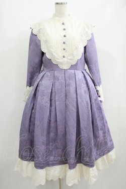 画像1: FaeriesDaffodil / 春のお茶会ワンピース L パープル H-25-06-20-002-GO-OP-NS-ZH