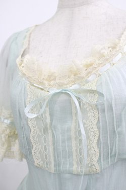 画像5: Lace Made / レトロ ロマンチックプリンセスコルセットドレス M ブルー H-25-06-20-012-GO-OP-NS-ZH