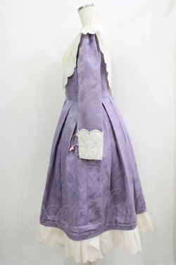 画像2: FaeriesDaffodil / 春のお茶会ワンピース L パープル H-25-06-20-002-GO-OP-NS-ZH