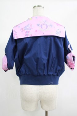 画像3: Angelic Pretty / Neon Star Dinerセーラーブルゾン Free ネイビー H-25-06-20-020-AP-JA-NS-ZH