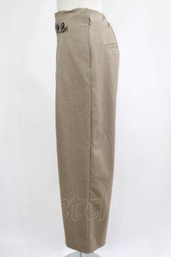 画像2: COUPE LE COEUR / サイドタブタックストレートパンツ Free BEIGE H-25-06-20-022-GO-PA-NS-ZH