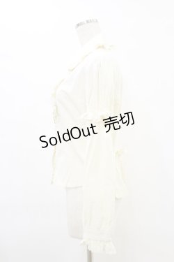 画像3: BABY,THE STARS SHINE BRIGHT / 袖とりはずしPetitフリルブラウス Free アイボリー H-25-06-21-059-BA-BL-NS-ZH