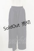 NieR Clothing / サイド刺繍パンツ  ネイビー H-25-06-21-061-PU-PA-KB-ZH