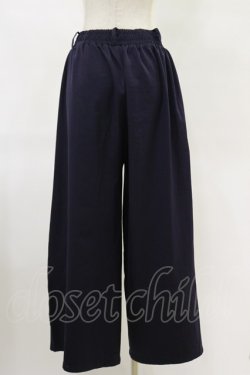画像2: NieR Clothing / サイド刺繍パンツ  ネイビー H-25-06-21-061-PU-PA-KB-ZH