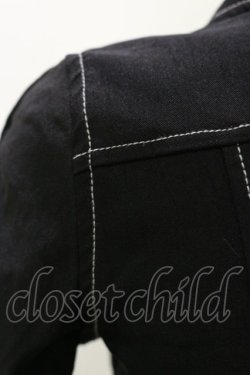 画像3: Ozz On hikozoh / 龍刺繍シャツワンピース  黒 H-25-06-21-068-OO-OP-KB-ZH