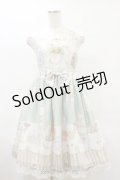 BABY,THE STARS SHINE BRIGHT / Salon de the Minette柄Calineジャンパースカート Free ミント H-25-06-21-073-BA-OP-NS-ZH