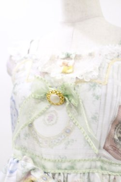 画像4: BABY,THE STARS SHINE BRIGHT / Salon de the Minette柄Calineジャンパースカート Free ミント H-25-06-21-073-BA-OP-NS-ZH