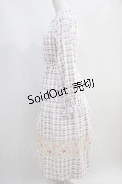 画像2: axes femme / くまのがっこう/パネル柄ワンピース Free オフ/ピンク H-25-06-21-1028-AX-OP-NS-ZH