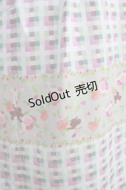 画像4: axes femme / くまのがっこう/パネル柄ワンピース Free オフ/ピンク H-25-06-21-1028-AX-OP-NS-ZH