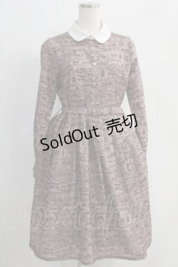 画像1: Fi.n.t / アンティーク缶クレリックシャツワンピース  ピンク H-25-06-21-1029-CA-OP-NS-ZH