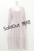 Maison de FLEUR / ティアードドレス S ピンク H-25-06-21-1030-LO-OP-NS-ZH