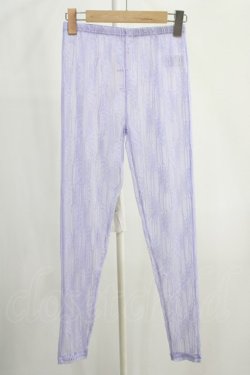 画像1: axes femme POETIQUE / 花柄チュールレギンス  ラベンダー H-25-06-21-1036-AX-PA-NS-ZH