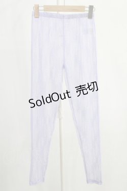 画像1: axes femme POETIQUE / 花柄チュールレギンス  ラベンダー H-25-06-21-1036-AX-PA-NS-ZH