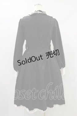 画像2: ALICE and the PIRATES / Louiseネクタイ付きワンピース Free ブラック H-25-06-21-1006-PA-OP-NS-ZH