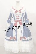 Hinana Queena（海外ロリータブランド） / -Moira- Classic Lolita Dress XL ネイビー H-25-06-21-1009-LO-OP-NS-ZH