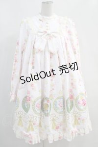 metamorphose / 花鹿の万華鏡 Aラインワンピース サイズ1（通常サイズ） 薄桜 H-25-06-21-1013-ME-OP-NS-ZH