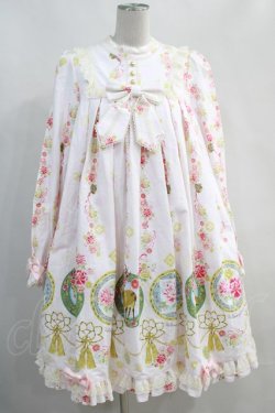 画像1: metamorphose / 花鹿の万華鏡 Aラインワンピース サイズ1（通常サイズ） 薄桜 H-25-06-21-1013-ME-OP-NS-ZH