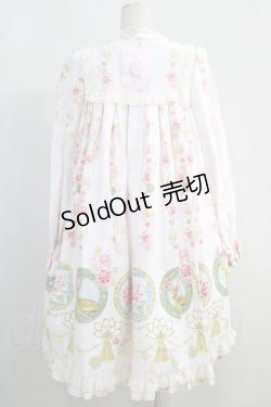 画像3: metamorphose / 花鹿の万華鏡 Aラインワンピース サイズ1（通常サイズ） 薄桜 H-25-06-21-1013-ME-OP-NS-ZH