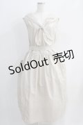 Physical Drop / 2wayスモックドレス - ベージュ H-25-06-21-1015-LO-OP-NS-ZH