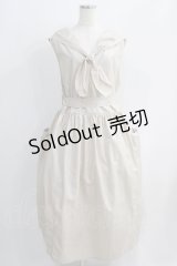 Physical Drop / 2wayスモックドレス - ベージュ H-25-06-21-1015-LO-OP-NS-ZH